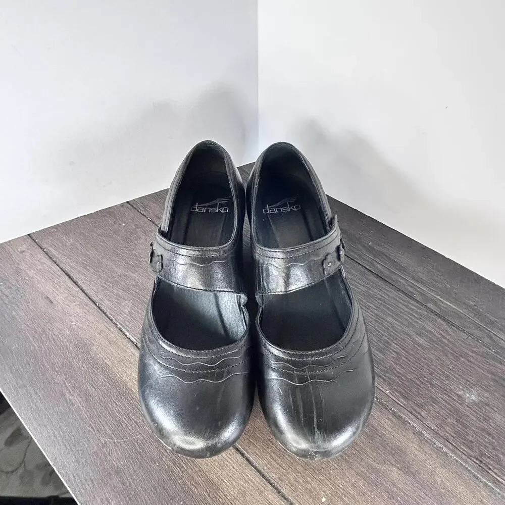 Dansko Black Mary Jane's Women's‎ size 36